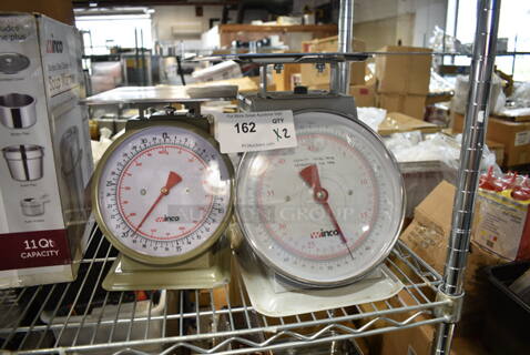 2 BRAND NEW! Winco Metal Countertop Scales. 2 Times Your Bid!