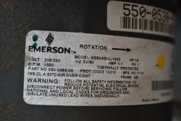 Copeland FFAL-017Z-CFV-072 Metal Compressor. 208-230 Volts, 1 Phase.  - Image 11 of 12