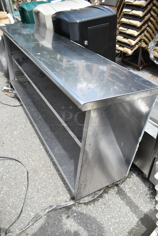 Stainless Steel Table w/ 2 Under Shelves - Image 2 of 2