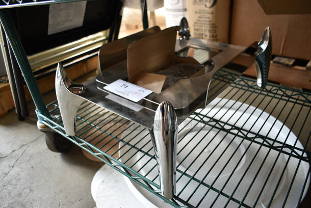 BRAND NEW SCRATCH AND DENT! Acopa 407IND8STAND Voyage 8 Qt. Full Size Chafer Stand with Fuel Holders - Image 3 of 3