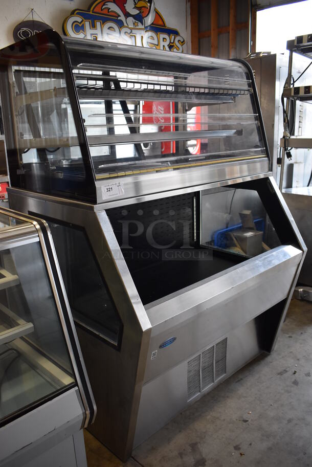 Federal Industries RSS4SC-6 Stainless Steel Commercial Floor Style Open Grab N Go Merchandiser w/ CD4828SS Dry Display Case Top. 120 Volts, 1 Phase. 48.5x39.5x70. Cannot Test Due To Missing Power Cord - Image 2 of 10