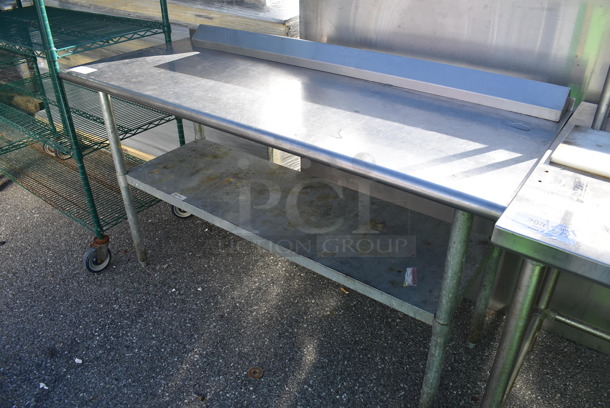 Stainless Steel Table w/ Metal Under Shelf. 60x24x36 - Image 3 of 4