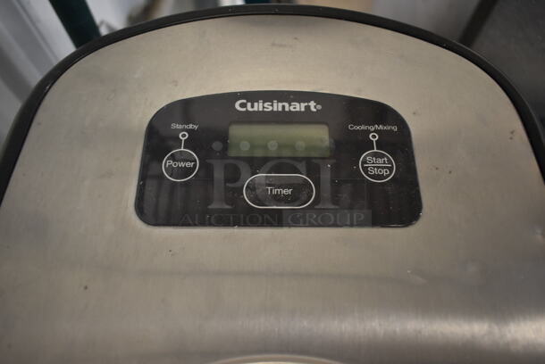 Cuisinart ICL-100 Chrome Finish Countertop Ice Cream Maker. 120 Volts, 1 Phase.  - Image 6 of 8