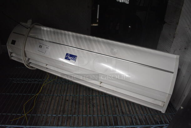 2018 Awoco Model FM-3509-L/Y Metal Air Curtain. 120 Volts, 1 Phase. 39.5x9x9. Tested and Does Not Power On