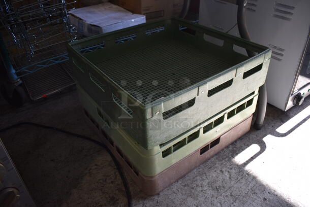 ALL ONE MONEY! Lot of 3 Poly Dish Caddies! Includes 19.5x19.5x5 - Image 2 of 3