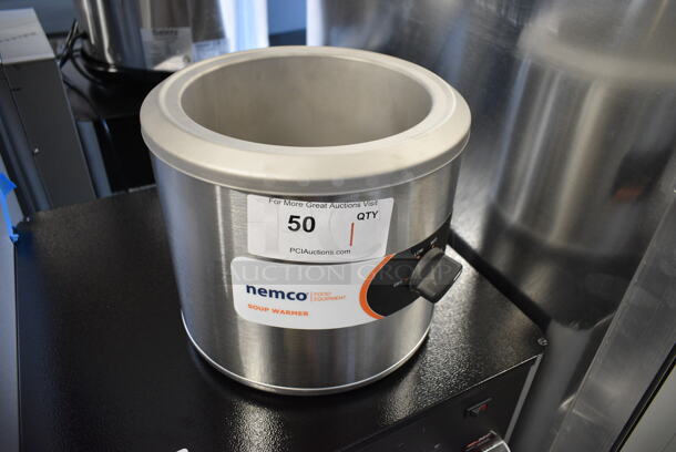 BRAND NEW SCRATCH AND DENT! 2024 Nemco 6100A Stainless Steel 7 Qt. Countertop Warmer. No Insert/Lid/Ladle. 120 Volts, 1 Phase. Tested and Working! - Image 4 of 6