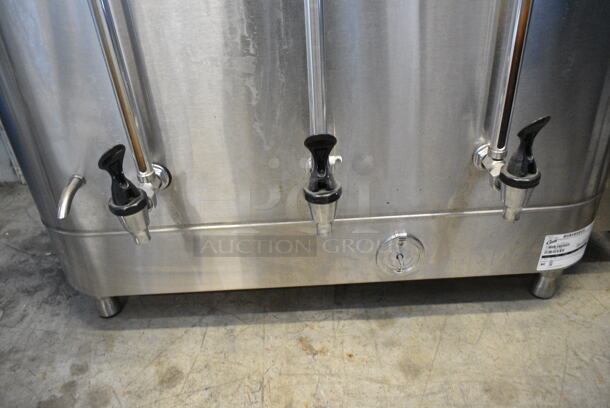 Curtis RU-1000 Stainless Steel Commercial Countertop Double Coffee Machine. 220 Volts, 1 Phase.  - Image 7 of 8