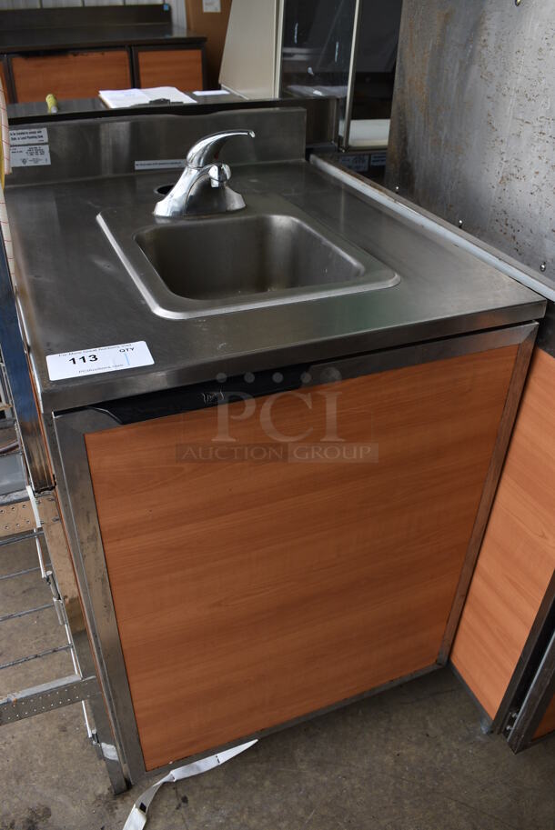 Duke Model SUB-PS-24-CM Stainless Steel Commercial Counter w/ Sink Bay, Faucet and Handle. 24x30x40 - Image 2 of 6