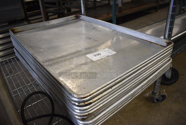 11 Metal Full Size Baking Pans. 18x26x1. 11 Times Your Bid! - Image 2 of 3