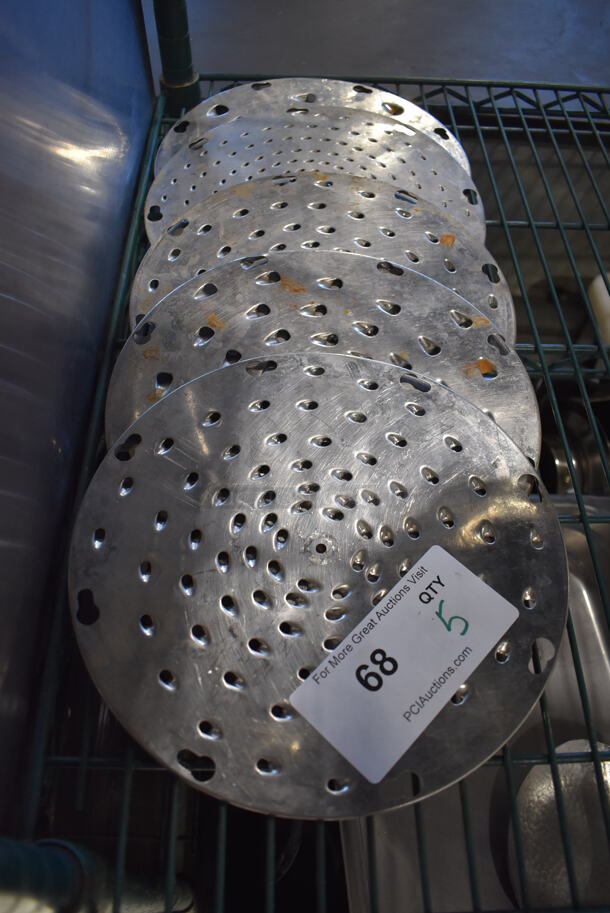 5 Metal Grating Blades for Pelican Head. 9.5x9.5. 5 Times Your Bid! - Image 1 of 3