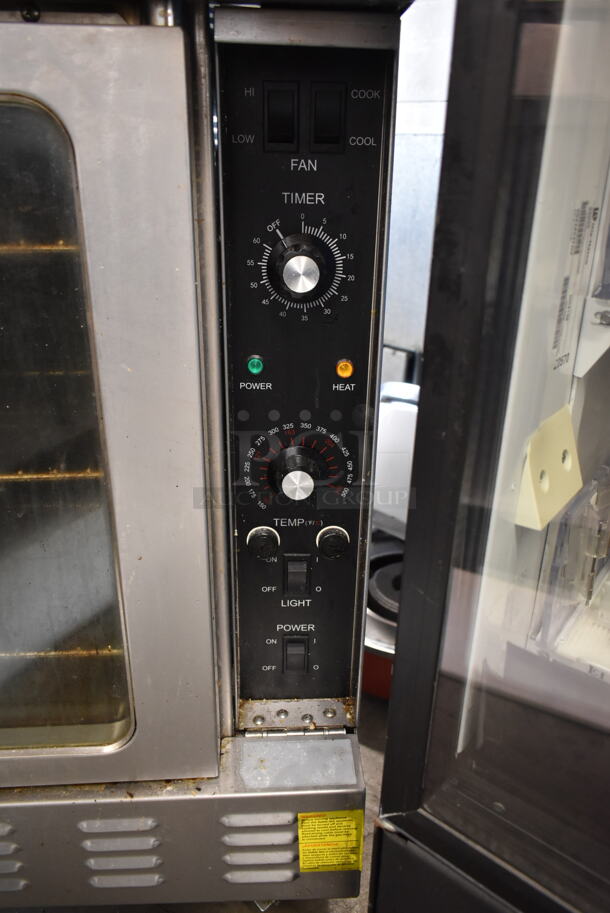 2 Patriot PT-COE Stainless Steel Commercial Electric Powered Full Size Convection Ovens w/ View Through Doors, Metal Oven Racks and Thermostatic Controls on Commercial Casters. 208 Volts, 3 Phase. 2 Times Your Bid! - Image 5 of 9