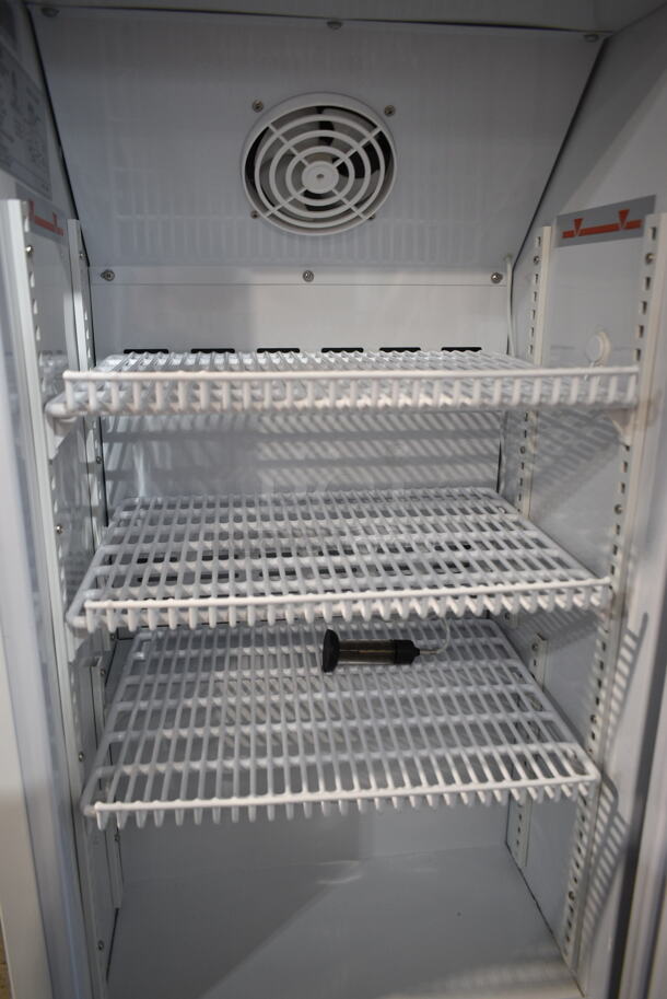 Accucold ARG3PV Metal Commercial Single Door Reach In Cooler Merchandiser. 115 Volts, 1 Phase. Tested and Working! - Image 2 of 3