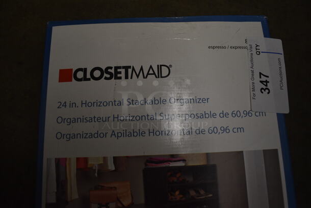 BRAND NEW IN BOX! ClosetMaid Wood Pattern Shoe Rack - Image 2 of 5