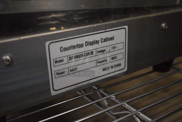 26FWM006-CUR-08 Metal Commercial Countertop Display Merchandiser Case. 110 Volts, 1 Phase. 20x16x15 - Image 3 of 5