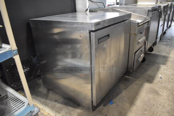 Delfield Floor Style Solid Door Undercounter Cooler With Stainless Steel Rack. 115V Tested And Does Not Power On - Image 2 of 4