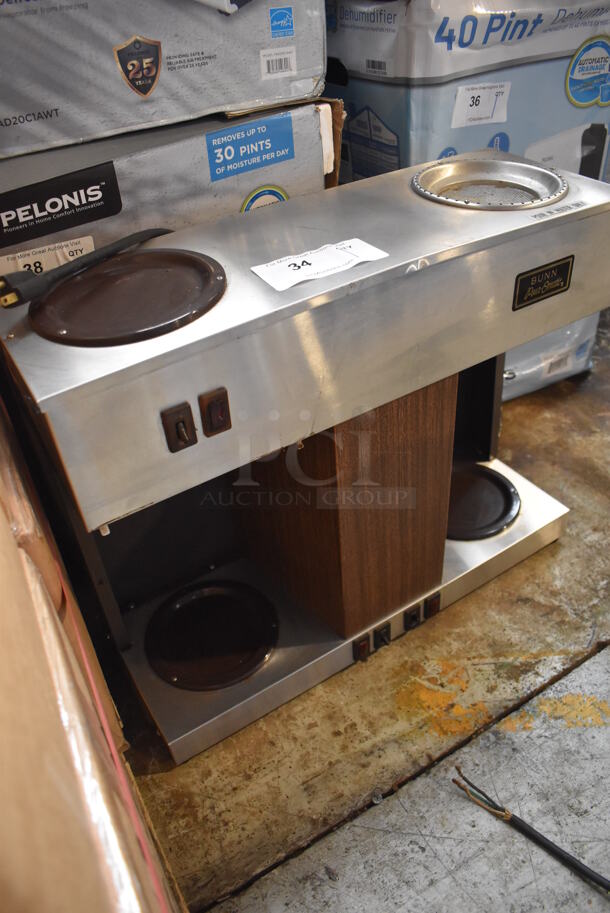 Bunn VPS Stainless Steel Commercial Countertop 3 Burner Coffee Machine. 120 Volts, 1 Phase. 23x8x19 - Image 5 of 6