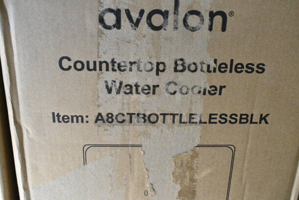 3 IN ORIGINAL BOX! Avalon B8BLK/A8CTBOTTLELESSBLK Countertop Bottleless Water Cooler. 115 Volts, 1 Phase. 3 Times Your Bid!  - Image 4 of 4