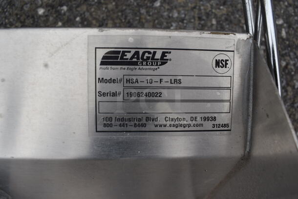 Eagle HSA-10-F-LRS Commercial Stainless Steel Wall Mount Hand Sink - Image 4 of 5