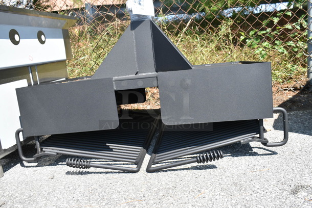 BRAND NEW SCRATCH AND DENT! Ultra Site Playcore 627 28" Inground Mount Cantilever Group Grill with 4" Square Post - Image 4 of 8