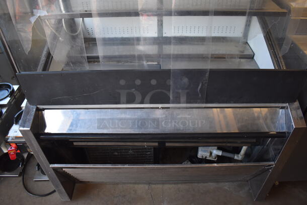 Marc Stainless Steel Commercial Open Grab N Go Merchandiser w/ Metal Shelves. 115 Volts, 1 Phase. 50x35x77. Tested and Powers On But Temps at 50 Degrees - Image 5 of 6