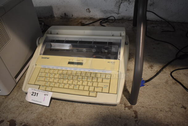 Brother ML300 Countertop Typewriter. 17x15x6 - Image 3 of 5