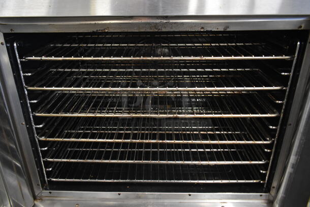 2 Vulcan Stainless Steel Commercial Natural Gas Powered Full Size Convection Oven w/ View Through Doors, Metal Oven Racks and Thermostatic Controls. 2 Times Your Bid! - Image 4 of 5