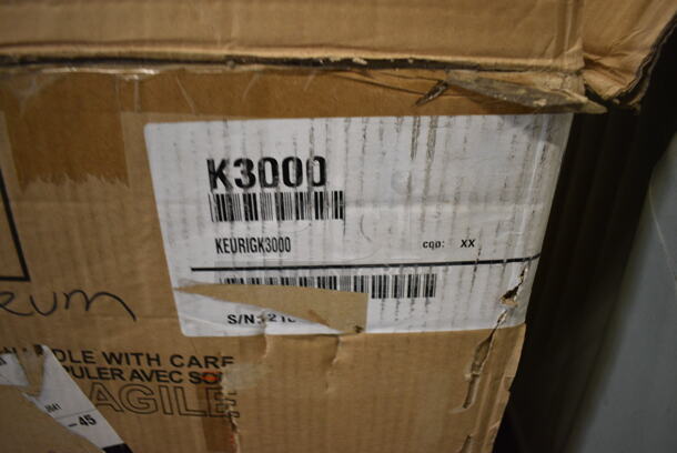 BRAND NEW IN BOX! Keurig Model K3000SE Countertop Single Cup Coffee Machine. 12x19x17.5 - Image 7 of 8