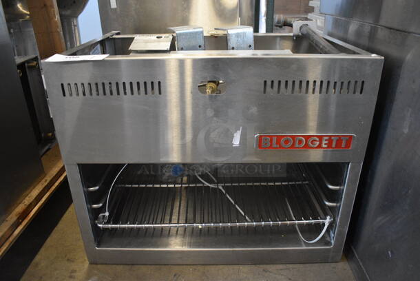 BRAND NEW! Blodgett Model BR-CM24-WM Stainless Steel Commercial Gas Powered Cheese Melter. 20,000 BTU. 24x18x22