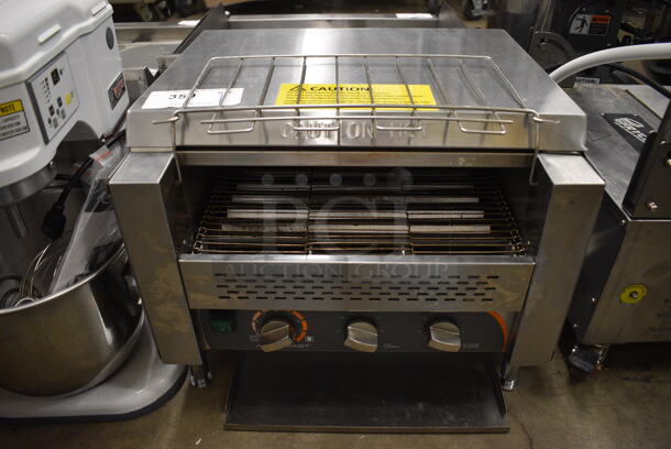 Avatoast 184T36000B Stainless Steel Commercial Countertop Electric Powered Conveyor Toaster Oven. 208 Volts, 1 Phase. 18.5x18x16