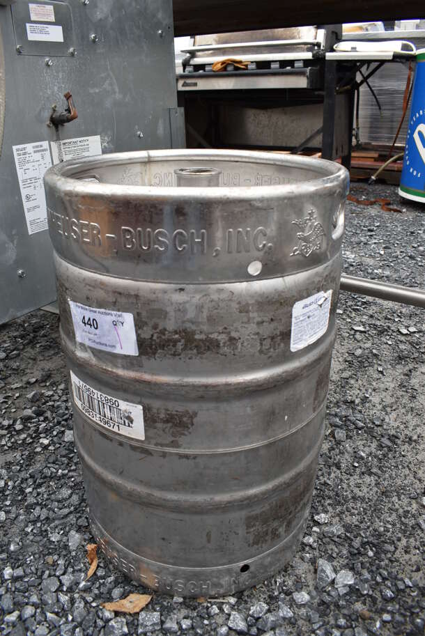 Metal Half Barrel Keg. 15.5x15.5x23 - Image 3 of 4