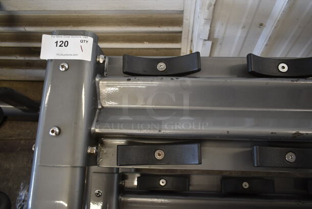 Matrix Gray Metal Dumbbell Rack. - Image 3 of 5