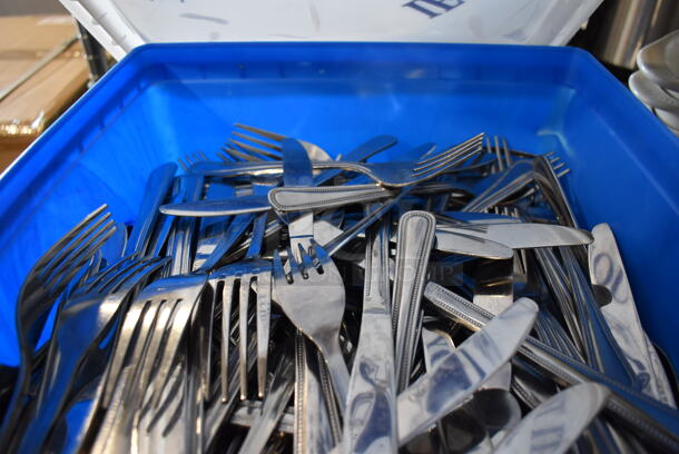 ALL ONE MONEY! Lot of Various Utensils in Poly Bin - Image 2 of 4