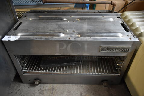 Garland Stainless Steel Commercial Natural Gas Powered Salamander Cheese Melter. 