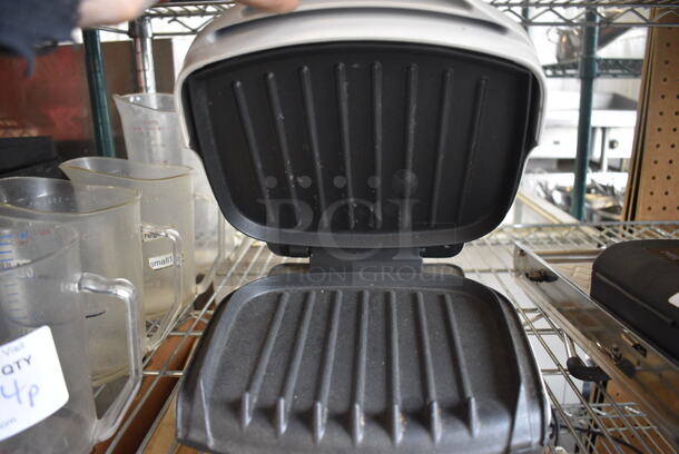 George Foreman Model GR10AWHT White Countertop Lean Mean Grilling Machine. 120 Volts, 1 Phase. 9x10x5 - Image 4 of 5
