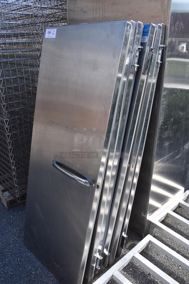 6 Stainless Steel Doors. 25x2x61. 6 Times Your Bid! - Image 5 of 5