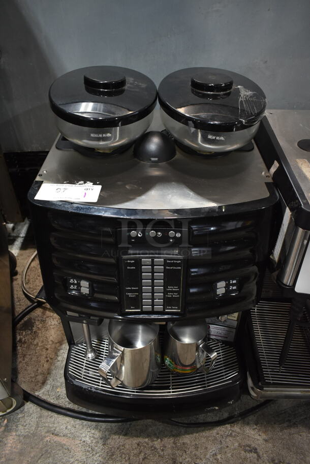 Schaerer SCA1 Coffee Art Plus Automatic Coffee Espresso Machine w/ 2 Hoppers and Steam Wand. 240 Volts, 1 Phase.