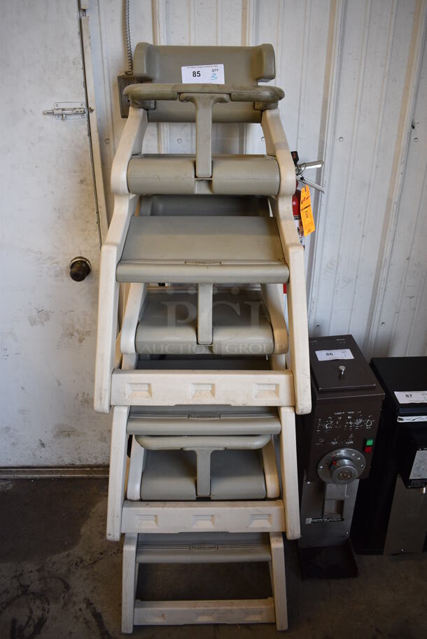 3 Rubbermaid Gray Poly High Chairs. 19x19x32. 3 Times Your Bid! - Image 4 of 4