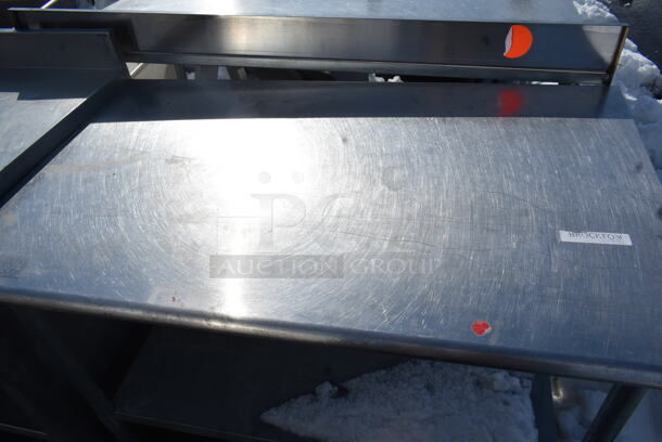 Stainless Steel Commercial Table w/ Under Shelf. - Image 2 of 4