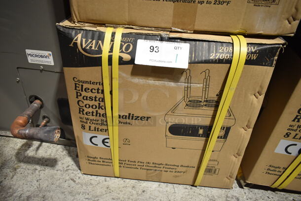BRAND NEW IN BOX! Avantco 177PC201 Stainless Steel Commercial Countertop Electric Powered Pasta Cooker. 208/240 Volts, 1 Phase. - Image 2 of 3