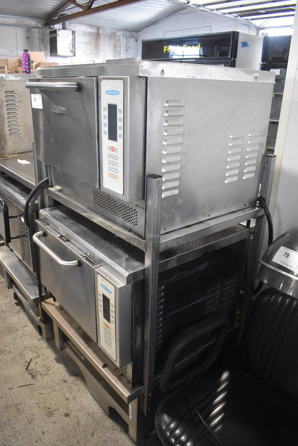 Turbochef NGC Commercial Stainless Steel Floor Standing Double Stack Rapid Cook Oven on Mobile Cart. 208-240V. 2 Times Your Bid! - Image 3 of 9