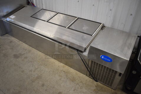 Randell CR9067 Stainless Steel Commercial Countertop Refrigerated Rail. 115 Volts, 1 Phase. 66.5x17x14. Tested and Working!