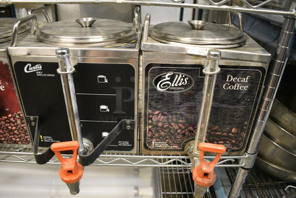 3 Curtis Stainless Steel Commercial Coffee Holder Satellites. 9x13x11. 3 Times Your Bid! - Image 3 of 4