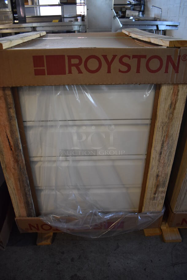 BRAND NEW IN CRATE! Royston 60015663-012 Metal 4 Drawer Cabinet. 24x29x29 - Image 4 of 5
