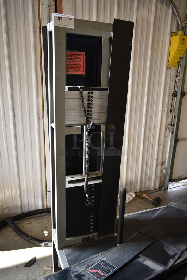 MedX Metal Commercial Floor Style Torso Flexion Rehabilitative Exercise Machine. - Image 3 of 7