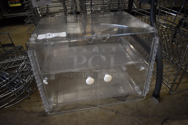 Clear Poly Countertop Dry Display Case Merchandiser. 19x16x14.5 - Image 2 of 5