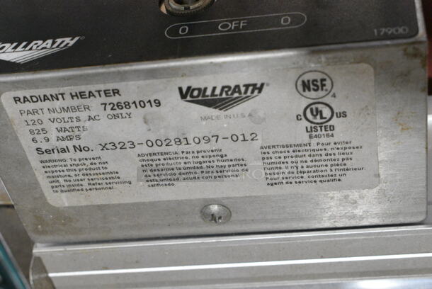 Vollrath 72681019 Cayenne Metal Heat Strip. 120 Volts, 1 Phase.  - Image 4 of 4
