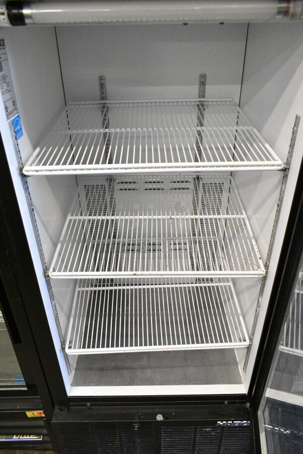 2021 Habco ESM10 ENERGY STAR Metal Commercial Single Door Reach In Cooler Merchandiser w/ Poly Coated Racks. 115 Volts, 1 Phase. Tested and Working! - Image 3 of 4