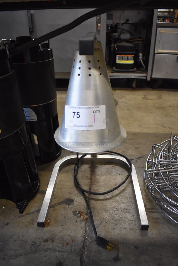 Carlisle NHL7237 Metal Commercial Countertop 2 Head Warming Lamp. 15x19x23. Tested and Working! - Image 2 of 4