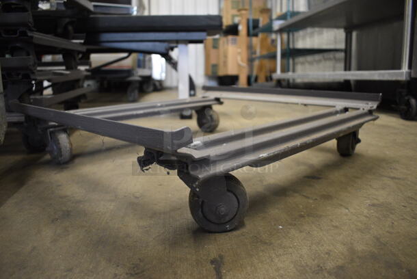 4 Gray Metal Dolly on Commercial Casters. 24x25x6.5. 4 Times Your Bid! - Image 3 of 4