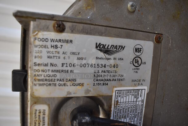 Vollrath HS-7 Stainless Steel Commercial Countertop Soup Kettle Food Warmer. 120 Volts, 1 Phase. 12x12x12. Tested and Working! - Image 7 of 7